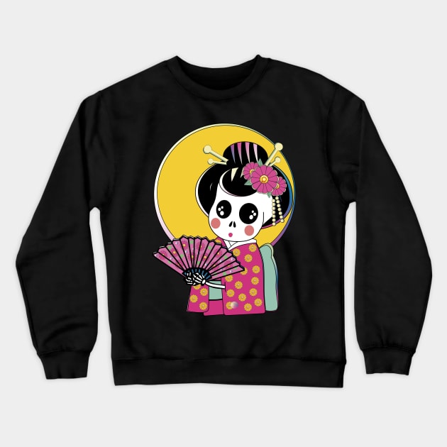 Geisha skeleton Crewneck Sweatshirt by Edofest